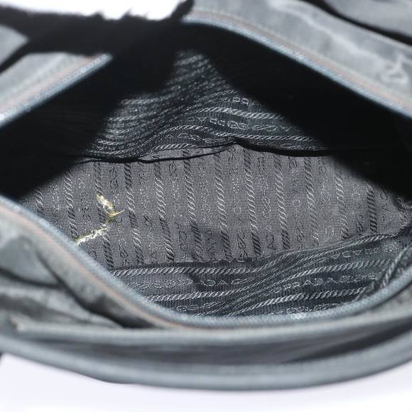 PRADA Tote Bag Nylon Black Auth fm2515 - Picture 10 of 16
